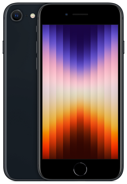 Смартфон Apple iPhone SE 2022 256GB Темная ночь