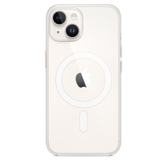Чехол Apple MagSafe для iPhone 14, прозрачный