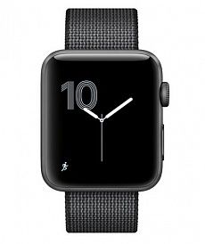 Apple Watch Series 2 42 mm with Woven Nylon Black