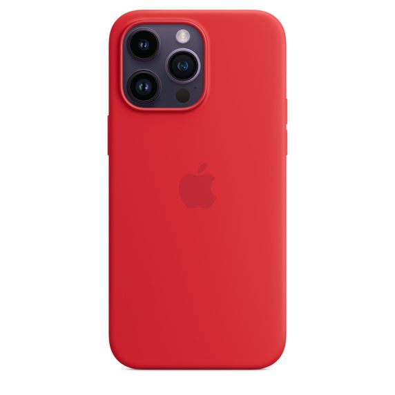 Чехол Apple MagSafe для iPhone 14 Pro Max, силикон, (PRODUCT)RED