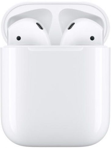 Беспроводные наушники Apple AirPods 2 (2019) в зарядном футляре