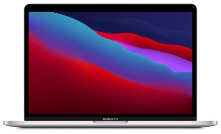 Apple MacBook Pro 13" (M1, 2020) 16 ГБ, 256 ГБ SSD, Touch Bar, Cеребристый Z11D0003C