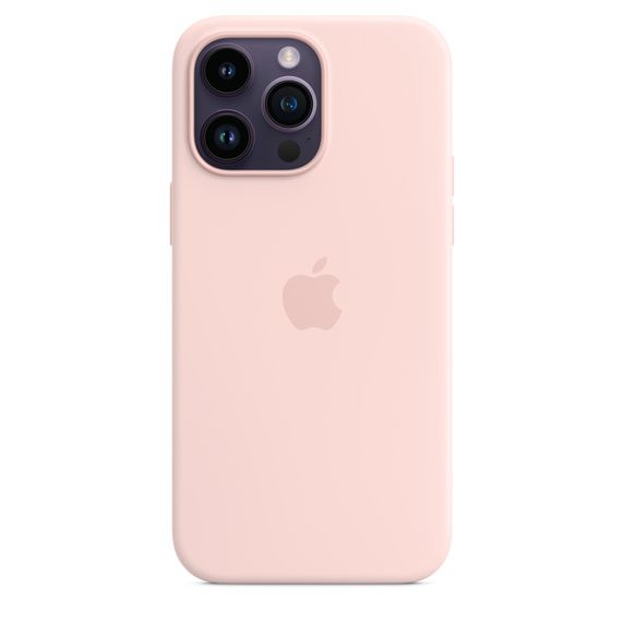 Чехол Apple MagSafe для iPhone 14 Pro Max, силикон, «розовый мел»