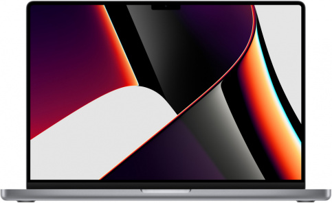 Apple MacBook Pro 16" (M1 Pro 10C CPU, 16C GPU, 2021) 16 ГБ, 512 ГБ SSD, Серый космос MK183