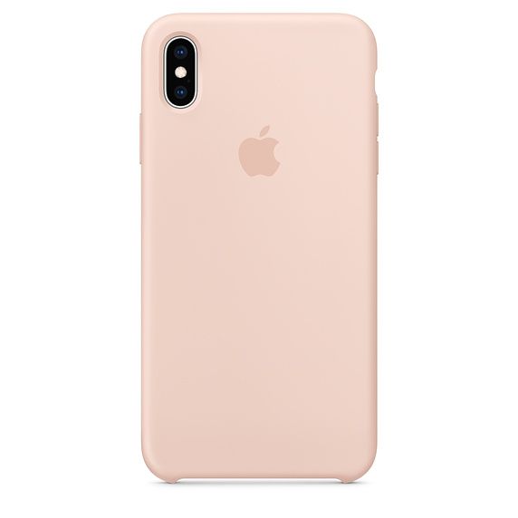 Силиконовый чехол для iPhone XS Max (розовый)