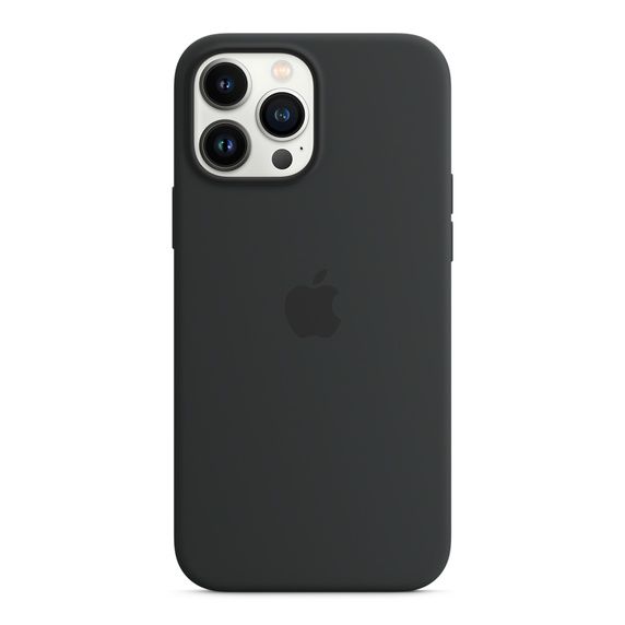Силиконовый чехол MagSafe для iPhone 13 Pro Max, цвет «тёмная ночь»