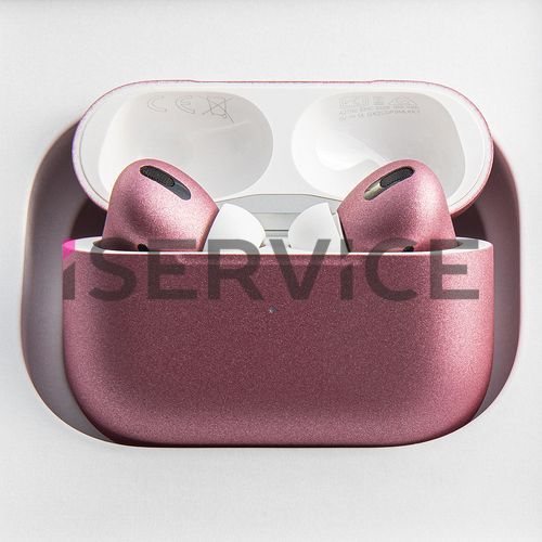 Беспроводные наушники Apple AirPods Pro розовое золото с беспроводной зарядкой кейса