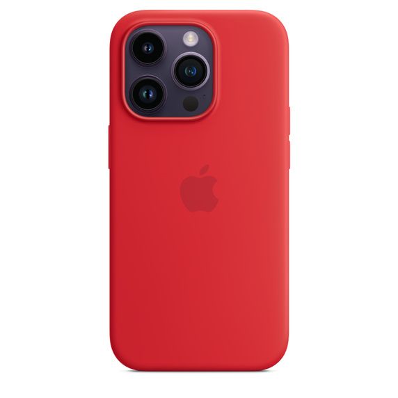 Чехол Apple MagSafe для iPhone 14 Pro, силикон, (PRODUCT)RED