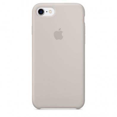 Чехол для Apple iPhone 8 Silicone Case Beige