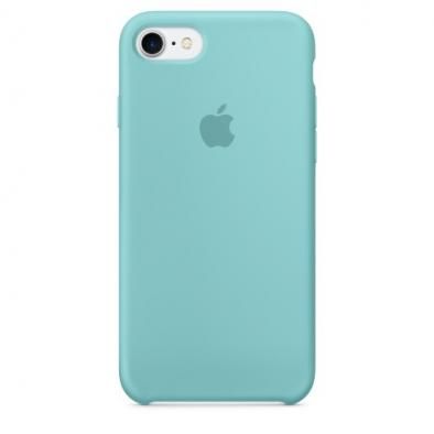 Чехол для Apple iPhone SE 2020/7/8 Silicone Case Sea Blue