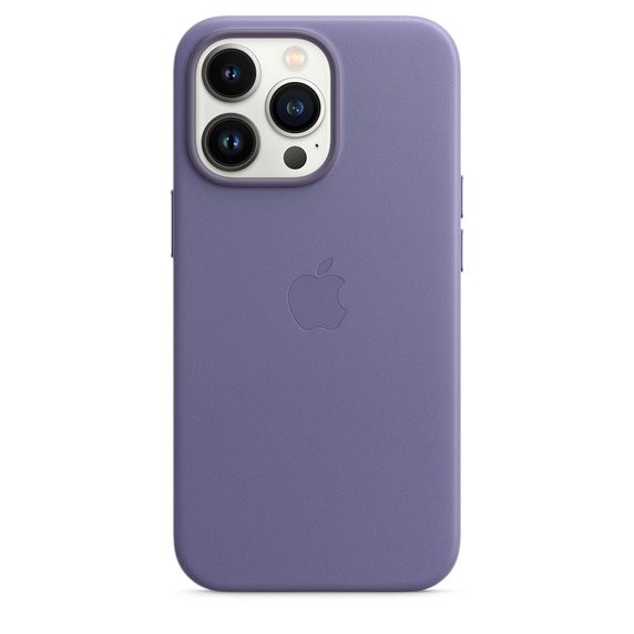 Кожаный чехол MagSafe для iPhone 13 Pro, цвет «сиреневая глициния»