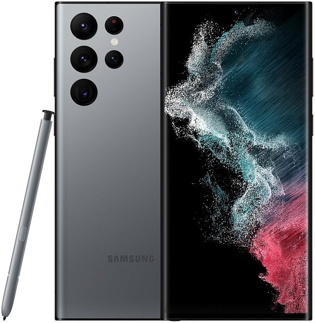 Смартфон Samsung Galaxy S22 Ultra 12/256GB Графитовый (S908U)