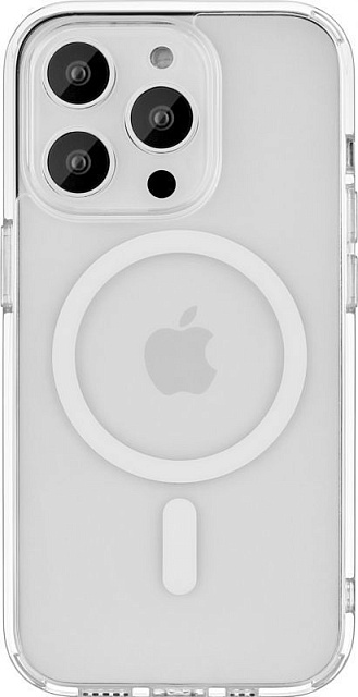 Чехол защитный vlp Crystal case with MagSafe для iPhone 14 Pro прозрачный
