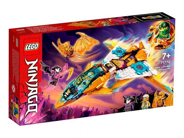 Lego Реактивный самолёт Зейна «Золотой дракон» 71770