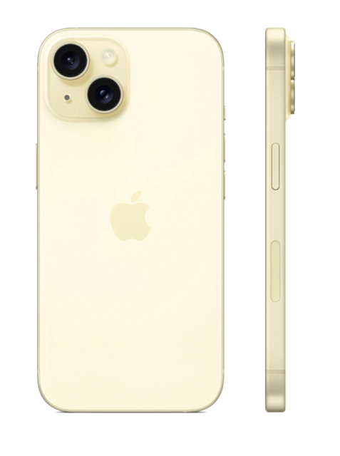 Смартфон Apple iPhone 15 256Gb Желтый