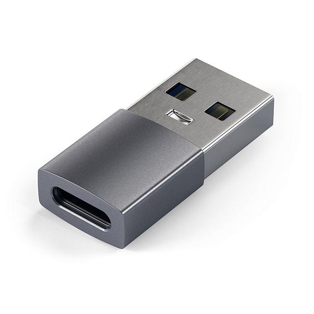 Адаптер Satechi USB-A/USB-C, ST-TAUCM, серый космос