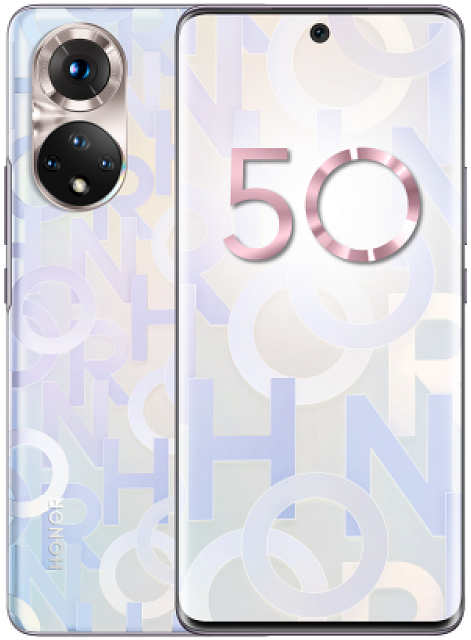 Смартфон HONOR 50 8/256 ГБ RU, перламутровый лого