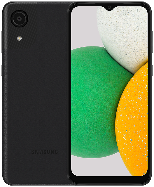 Смартфон Samsung Galaxy A03 Core 2/32GB черный