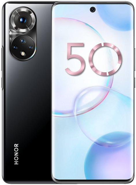 Смартфон HONOR 50 8/256 ГБ RU, полночный черный