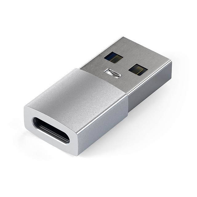 Адаптер Satechi USB-A/USB-C, ST-TAUCS, серебристый