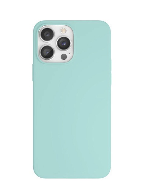 Чехол защитный vlp Silicone Case для iPhone 14 Pro Max бирюзовый