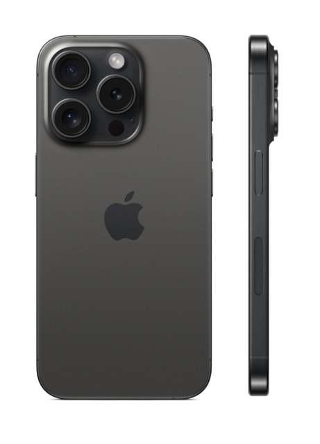 Смартфон Apple iPhone 15 Pro 256Gb Чёрный титан