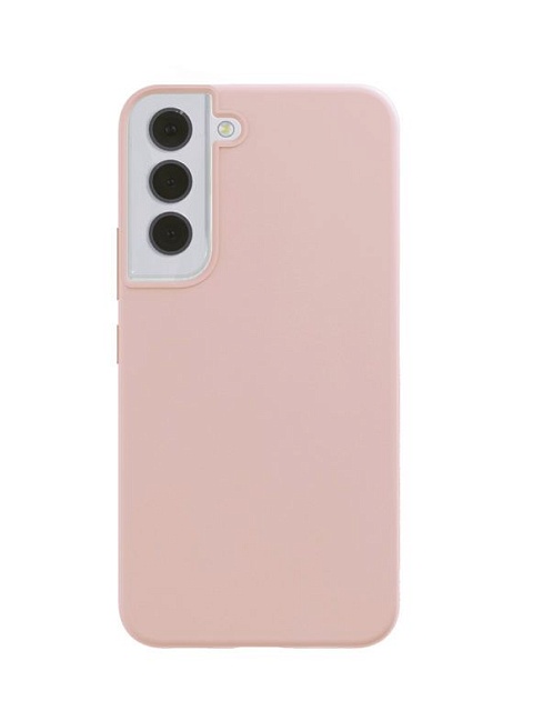 Чехол защитный vlp Silicone Case для Samsung Galaxy S22 светло-розовый