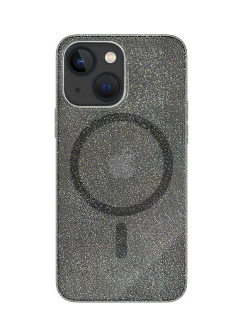 Чехол защитный vlp Starlight Case with MagSafe для iPhone 14 черный