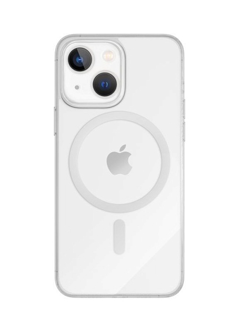 Чехол защитный vlp Crystal case with MagSafe для iPhone 14 прозрачный