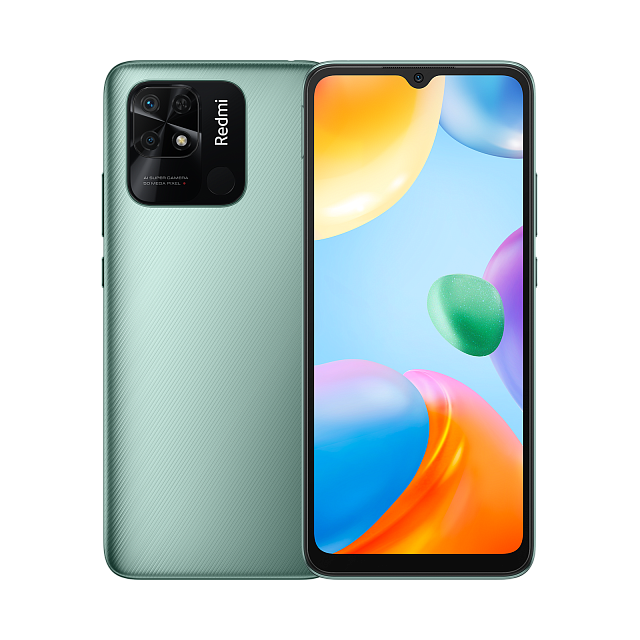 Смартфон Xiaomi Redmi 10C NFC 4/128GB зеленая мята