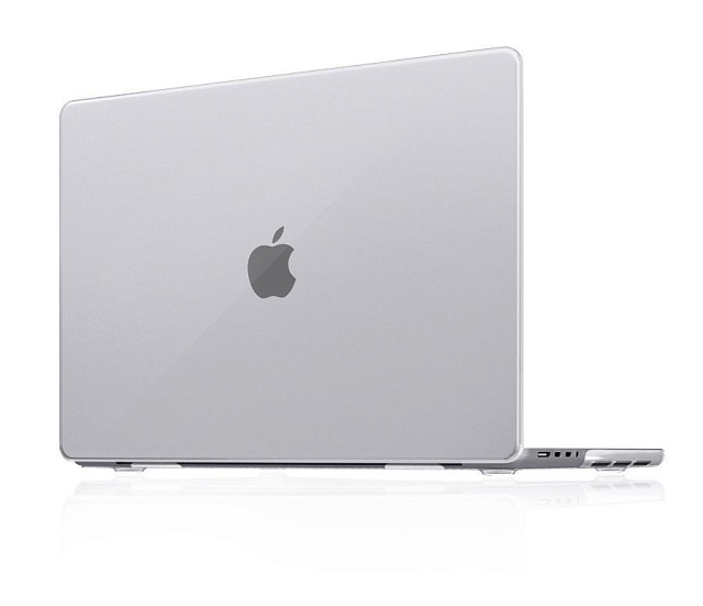 Чехол защитный vlp Plastic Case для MacBook Pro 14” 2021 прозрачный