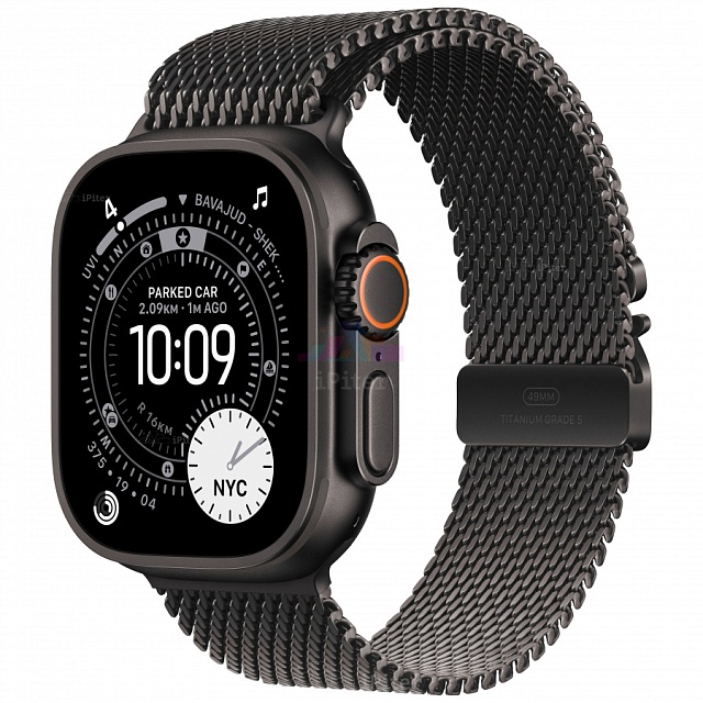 Apple Watch Ultra 3 49 мм «Black Titanium» Case with Black Titanium