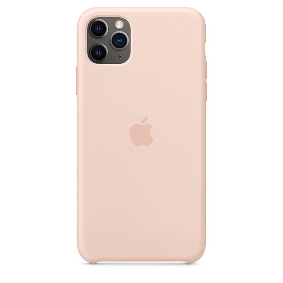 Силиконовый чехол для iPhone 11 Pro Max, цвет «розовый песок» (копия)