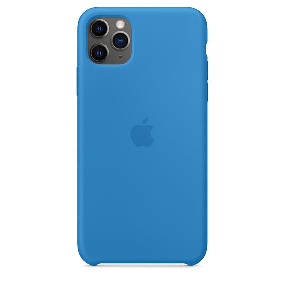 Силиконовый чехол для iPhone 11 Pro Max, цвет «синяя волна»