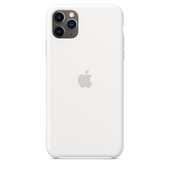 Силиконовый чехол для iPhone 11 Pro Max, белый цвет (копия)
