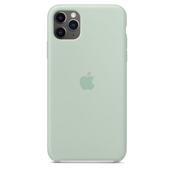 Силиконовый чехол для iPhone 11 Pro Max, цвет «голубой берилл»