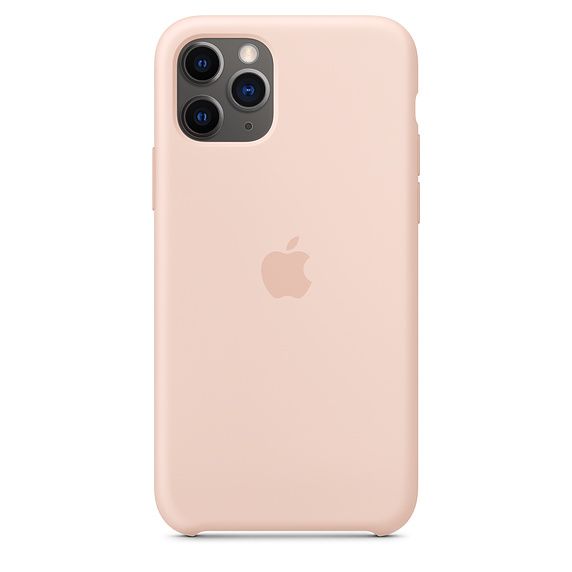 Силиконовый чехол для iPhone 11 Pro, цвет «розовый песок» (копия)