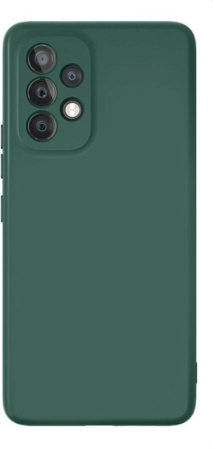 Чехол защитный vlp Silicone Case для Samsung Galaxy A53 5G темно-зеленый